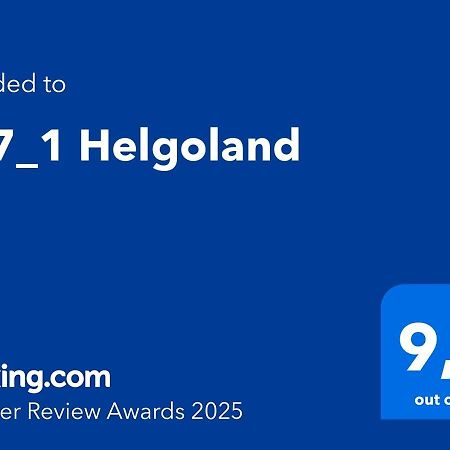 빌헬름스하펜 107_1 Helgoland 아파트 외부 사진